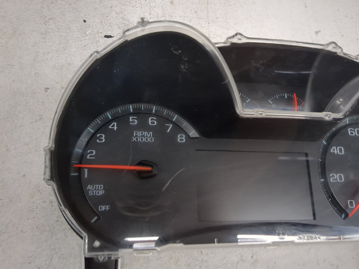 2016 Chevrolet Impala Instrument Cluster Speedometer Gauges P/N:84053257 GM-0028-203-MR-CE0E Miles:26K Fits OEM Used Auto Pa