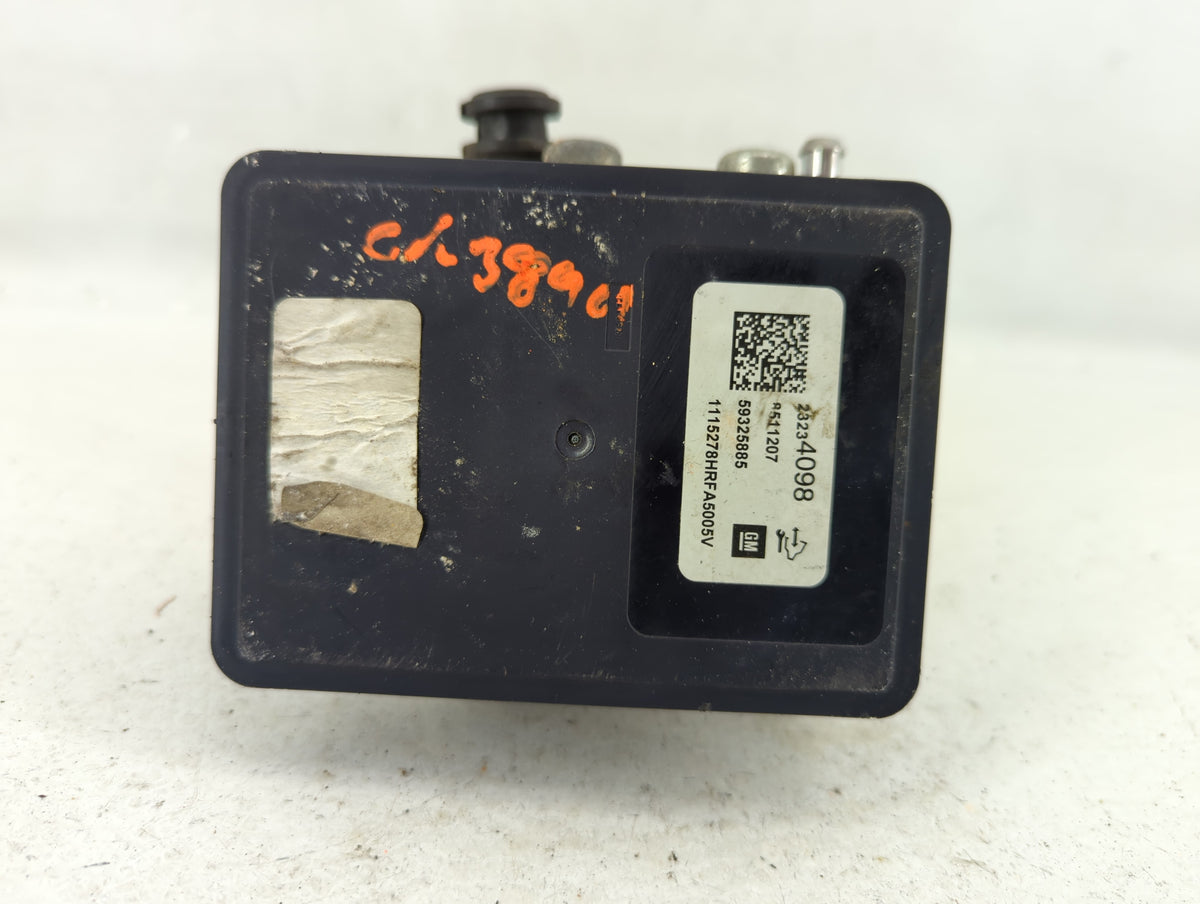 2014-2016 Chevrolet Impala Anti-Lock Brake ABS Pump Module Actuator OEM P/N:23234098 Fits Fits 2014 2015 2016 OEM Used Auto 