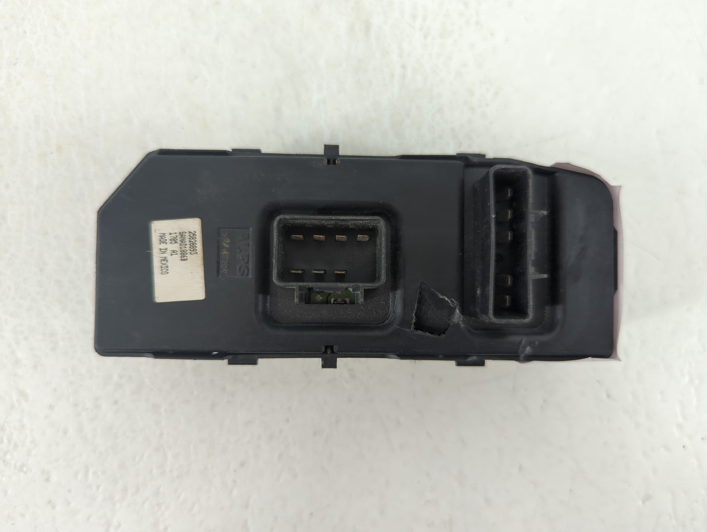 2000-2016 Chevrolet Impala Master Power Window Switch Replacement Driver Side Left P/N:25828893 Fits OEM Used Auto Parts - O