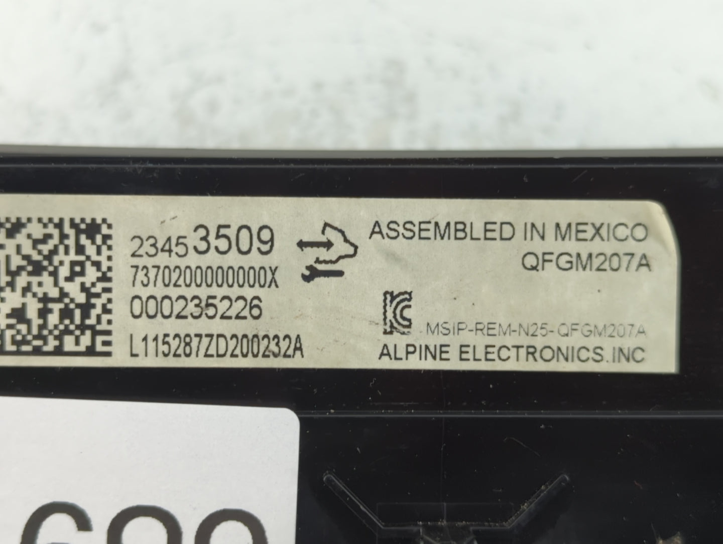 2014-2020 Chevrolet Impala Climate Control Module Temperature AC/Heater Replacement P/N:23453509 Fits OEM Used Auto Parts - 