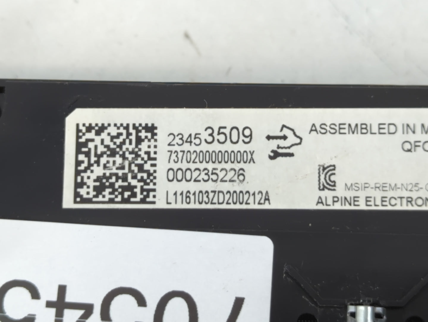 2014-2020 Chevrolet Impala Climate Control Module Temperature AC/Heater Replacement P/N:23453509 Fits OEM Used Auto Parts - 