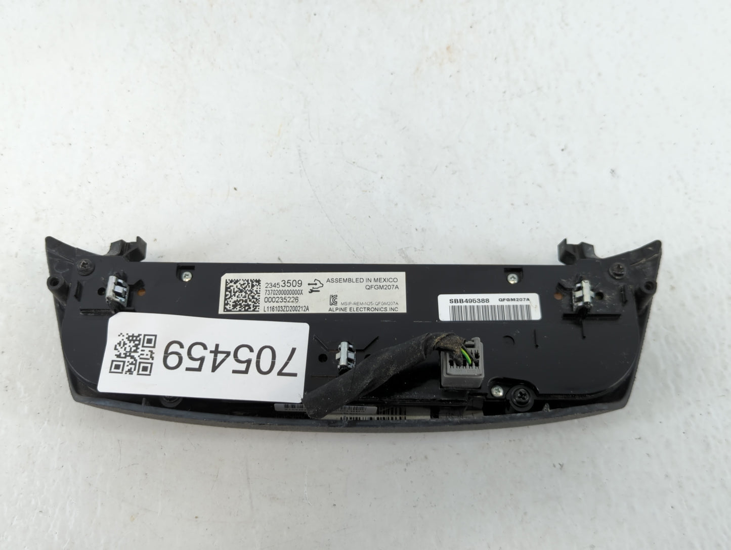 2014-2020 Chevrolet Impala Climate Control Module Temperature AC/Heater Replacement P/N:23453509 Fits OEM Used Auto Parts - 
