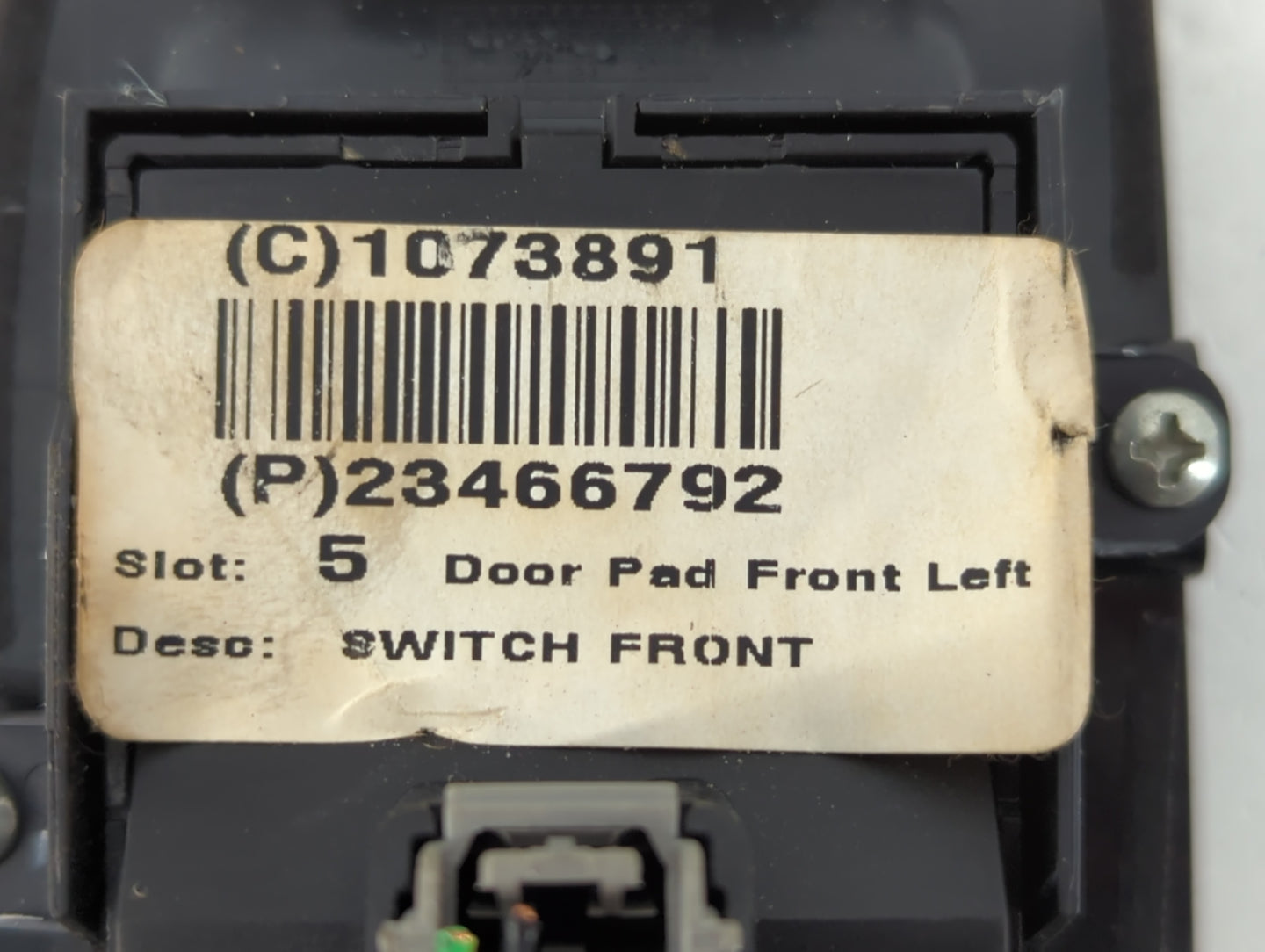 2014-2020 Chevrolet Impala Master Power Window Switch Replacement Driver Side Left P/N:(p)23466792 Fits OEM Used Auto Parts 