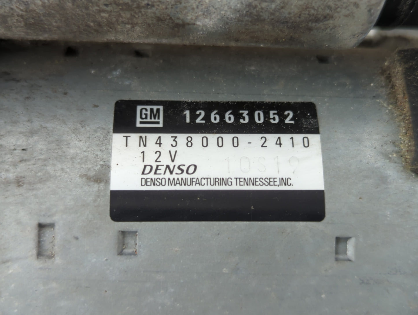 2015-2016 Chevrolet Malibu Car Starter Motor Solenoid OEM P/N:TN438000-2410 12663052 Fits Fits 2015 2016 2017 2018 2019 2020