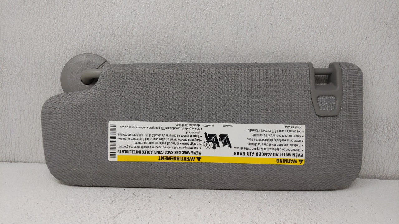 2013-2016 Chevrolet Malibu Sun Visor Shade Replacement Passenger Right Mirror Fits Fits 2013 2014 2015 2016 OEM Used Auto Pa