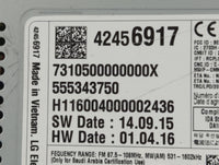 2016 Chevrolet Malibu Radio AM FM Cd Player Receiver Replacement P/N:42456917 Fits OEM Used Auto Parts - Oemusedautoparts1.c