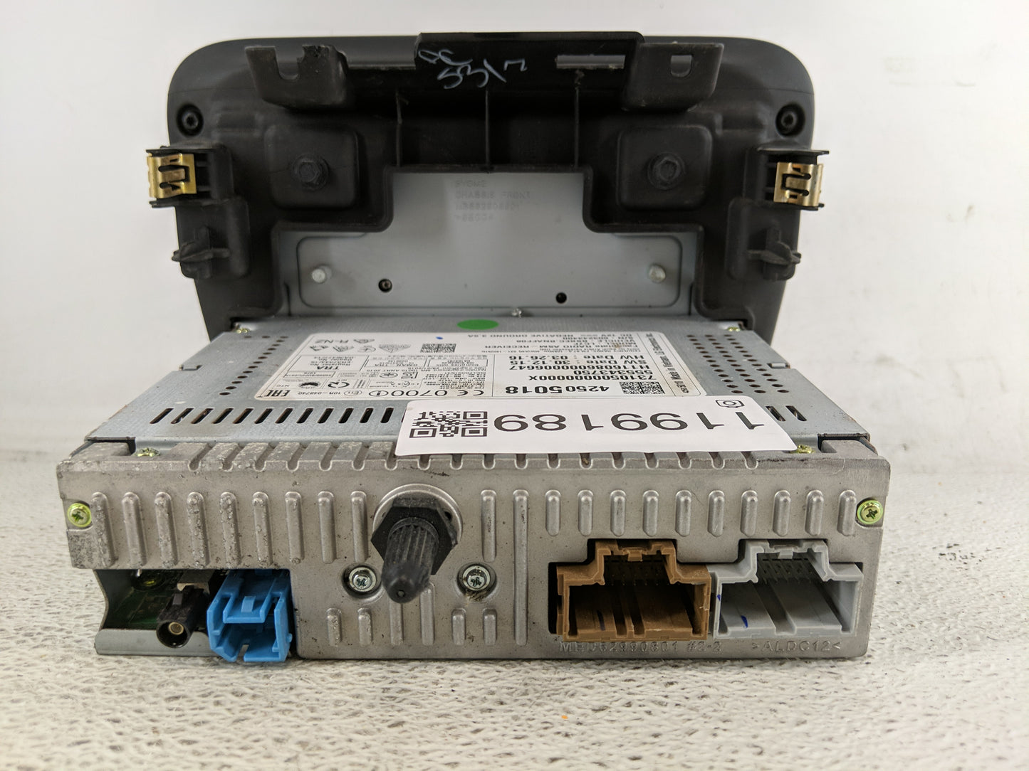 2016 Chevrolet Malibu Radio AM FM Cd Player Receiver Replacement P/N:42505018 Fits OEM Used Auto Parts - Oemusedautoparts1.c