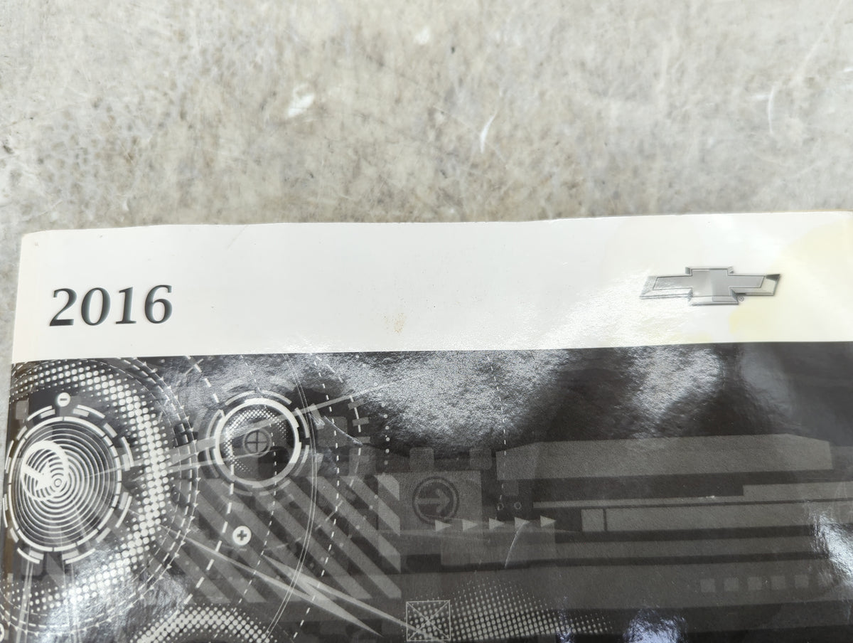 2016 Chevrolet Malibu Owners Manual Book Guide OEM Used Auto Parts - Oemusedautoparts1.com