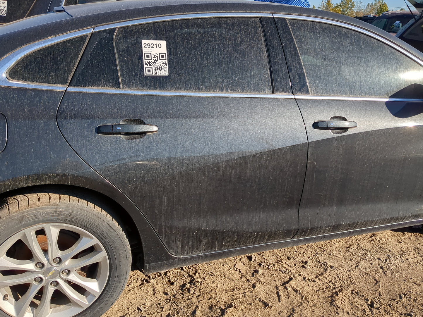 2016-2021 Chevrolet Malibu Passenger Rear Door Oem - Oemusedautoparts1.com