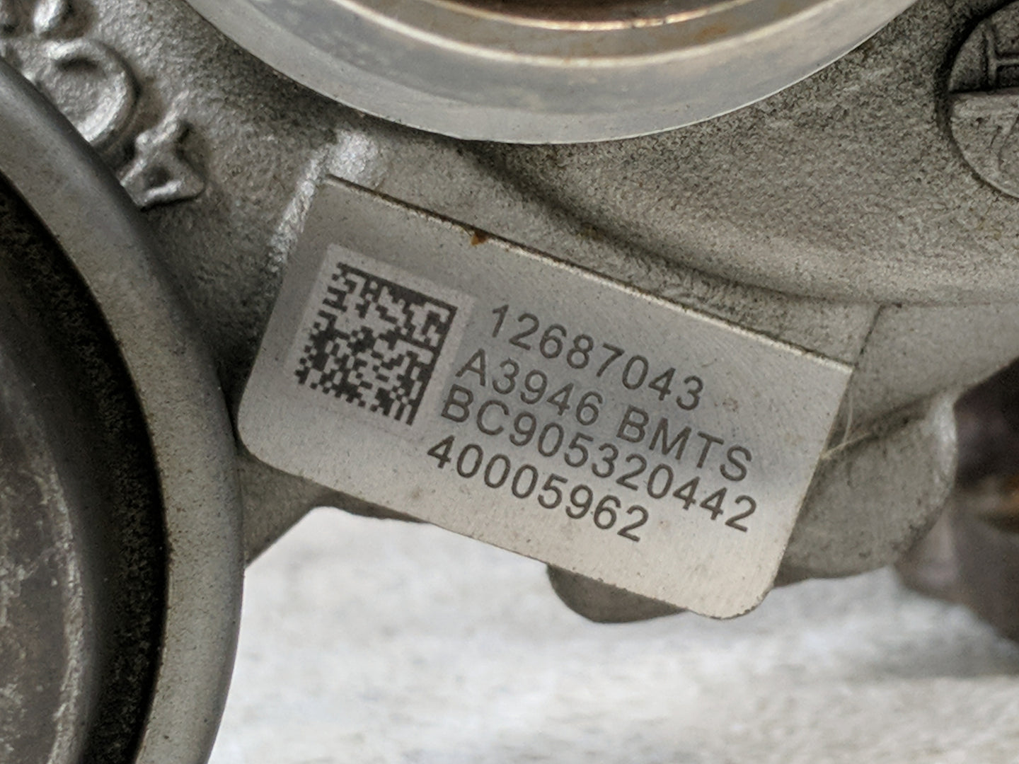 2016 Malibu Turbocharger Turbo Charger Super Charger Supercharger - Oemusedautoparts1.com
