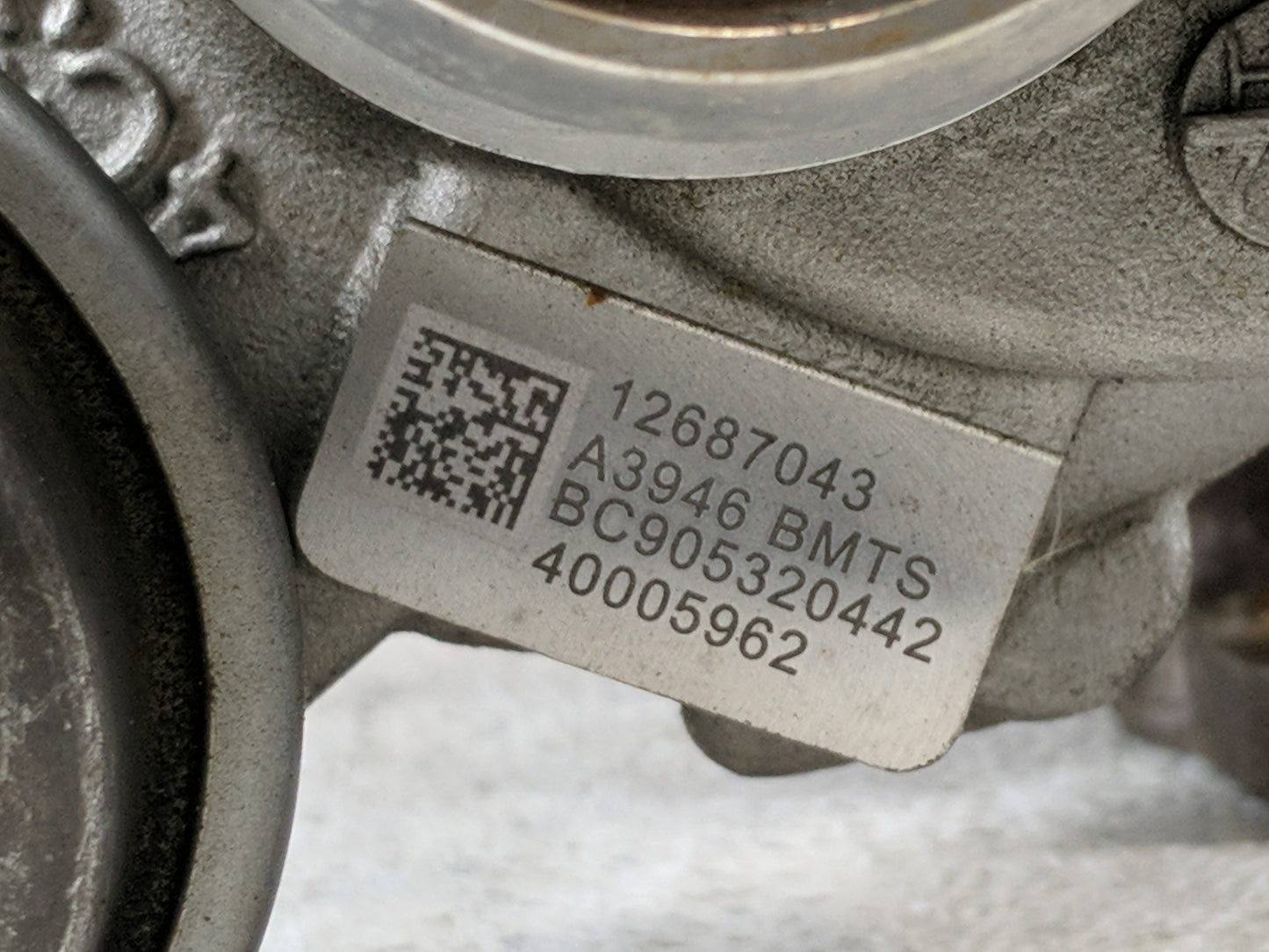2016 Malibu Turbocharger Turbo Charger Super Charger Supercharger - Oemusedautoparts1.com