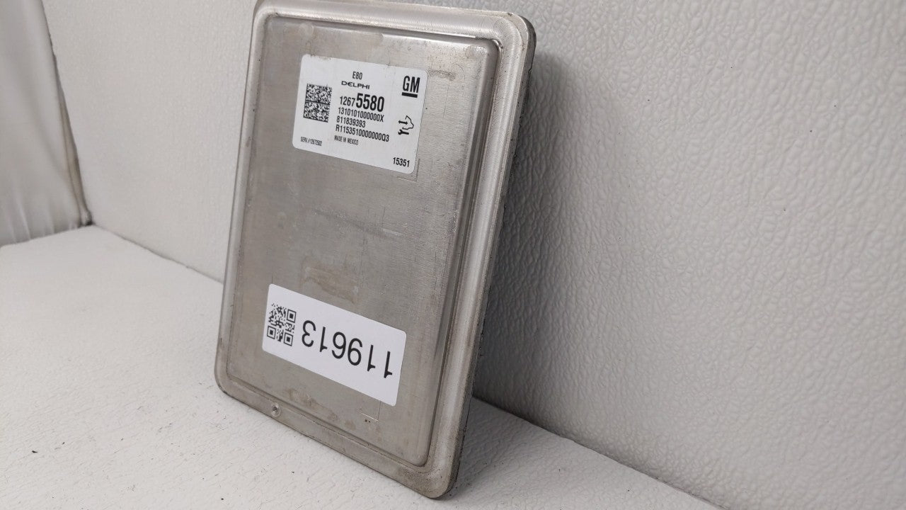 2016 Chevrolet Malibu PCM Engine Control Computer ECU ECM PCU OEM P/N:12607096 12675580, 12676591, 12680968 Fits OEM Used Au
