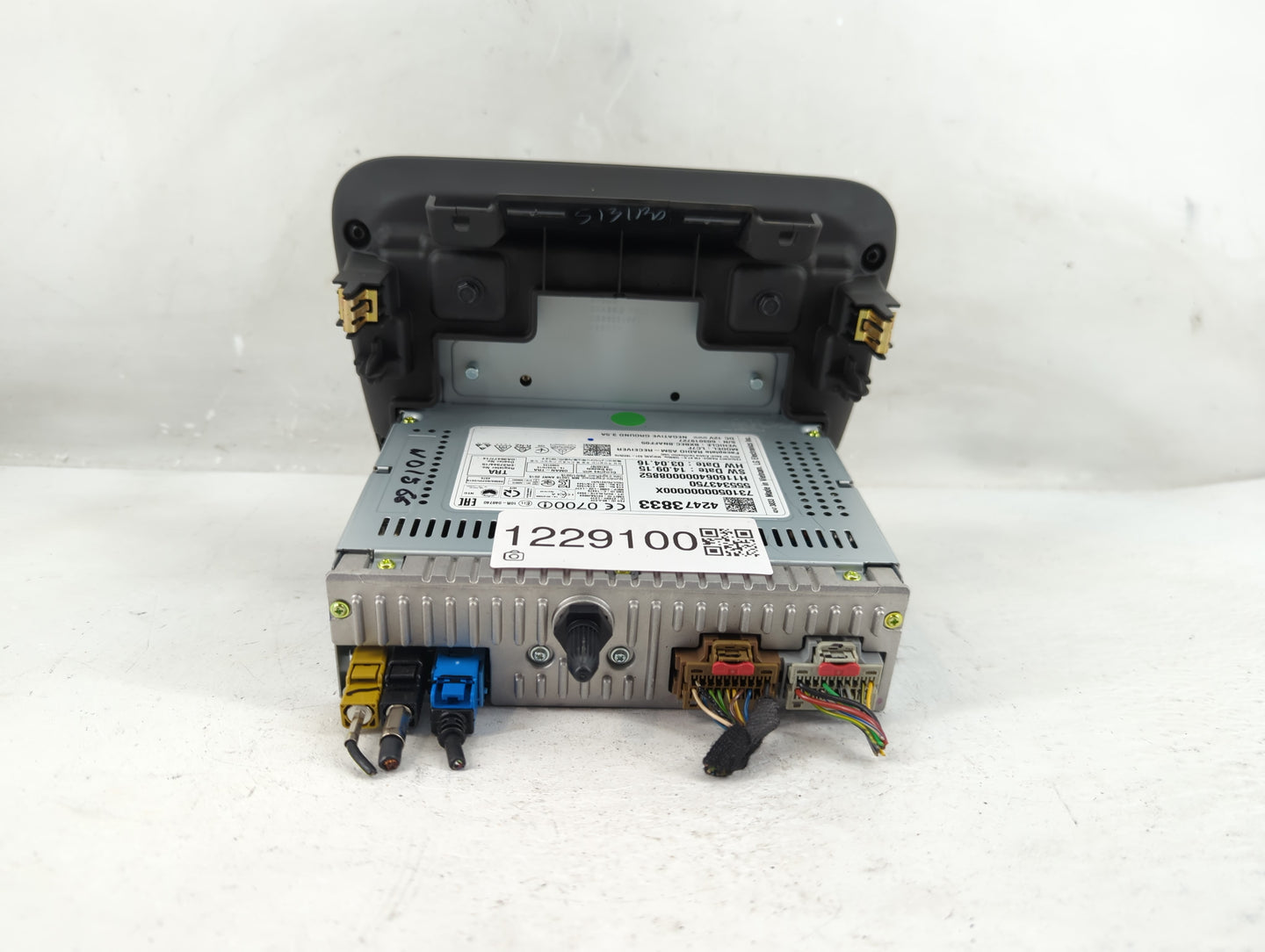 2016 Chevrolet Malibu Radio AM FM Cd Player Receiver Replacement P/N:555343750 42473833 Fits OEM Used Auto Parts - Oemusedau