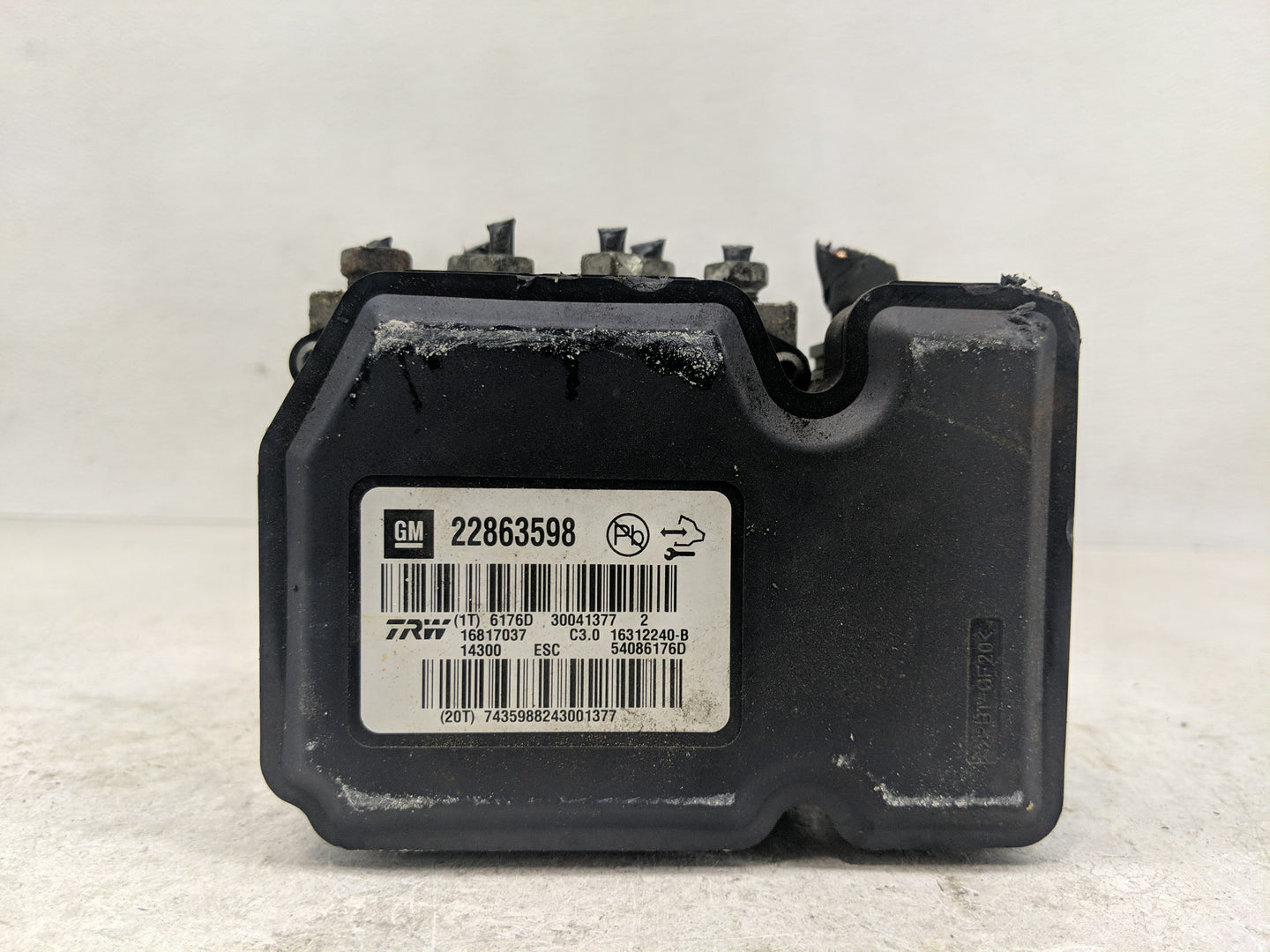 2013-2016 Chevrolet Malibu ABS Pump Control Module Replacement P/N:22863598 Fits Fits 2012 2013 2014 2015 2016 OEM Used Auto