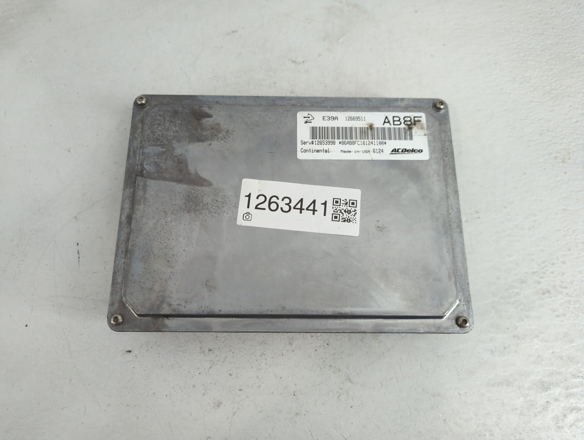 2013-2016 Chevrolet Malibu PCM Engine Control Computer ECU ECM PCU OEM P/N:12669511 Fits 2013 2014 2015 2016 OEM Used Auto P