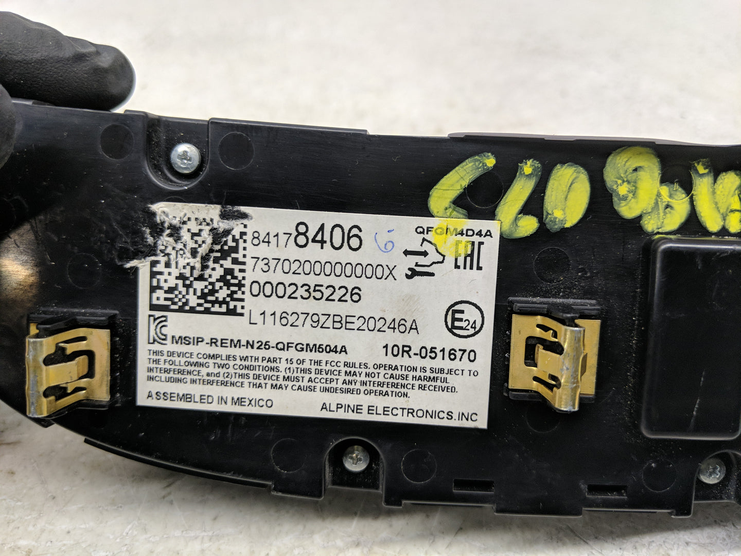 2016-2017 Chevrolet Malibu Climate Control Module Temperature AC/Heater Replacement P/N:000235226 84178406 Fits Fits 2016 20