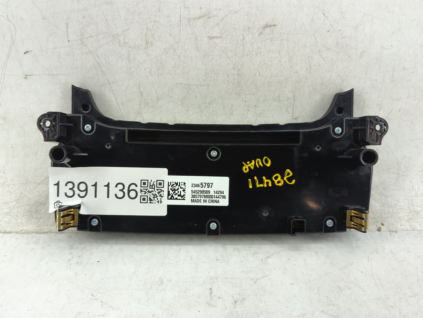 2014-2016 Chevrolet Malibu Climate Control Module Temperature AC/Heater Replacement P/N:23465797 Fits Fits 2014 2015 2016 OE