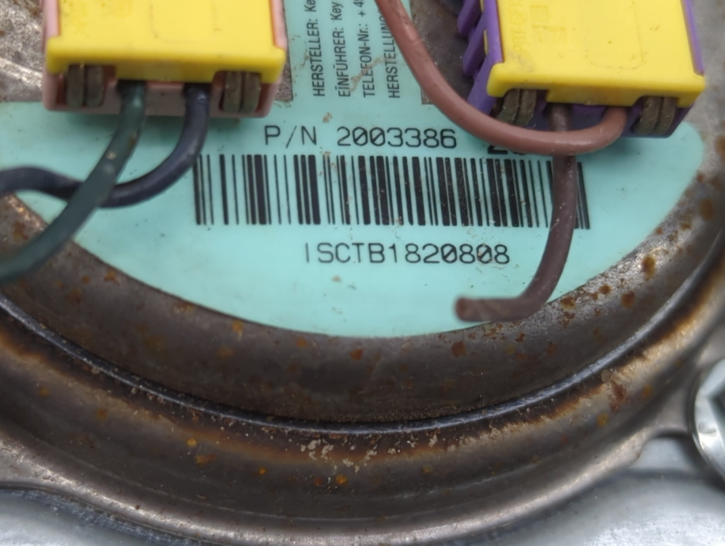 2016-2021 Chevrolet Malibu Air Bag Driver Left Steering Wheel Mounted P/N:84002538 Fits Fits 2016 2017 2018 2019 2020 2021 O