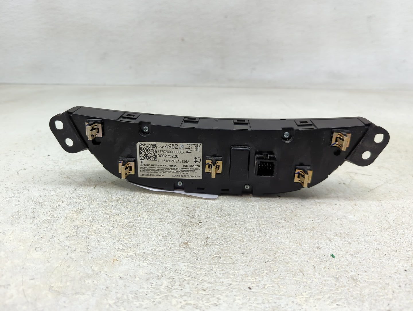 2016-2017 Chevrolet Malibu Climate Control Module Temperature AC/Heater Replacement P/N:23414952 Fits Fits 2016 2017 OEM Use