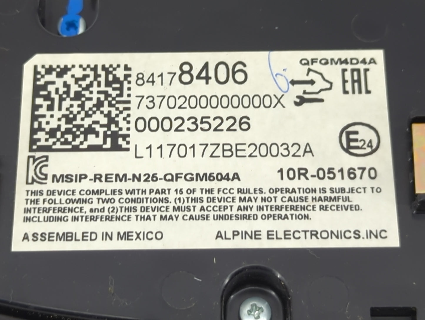 2016-2017 Chevrolet Malibu Climate Control Module Temperature AC/Heater Replacement P/N:84178406 Fits Fits 2016 2017 OEM Use