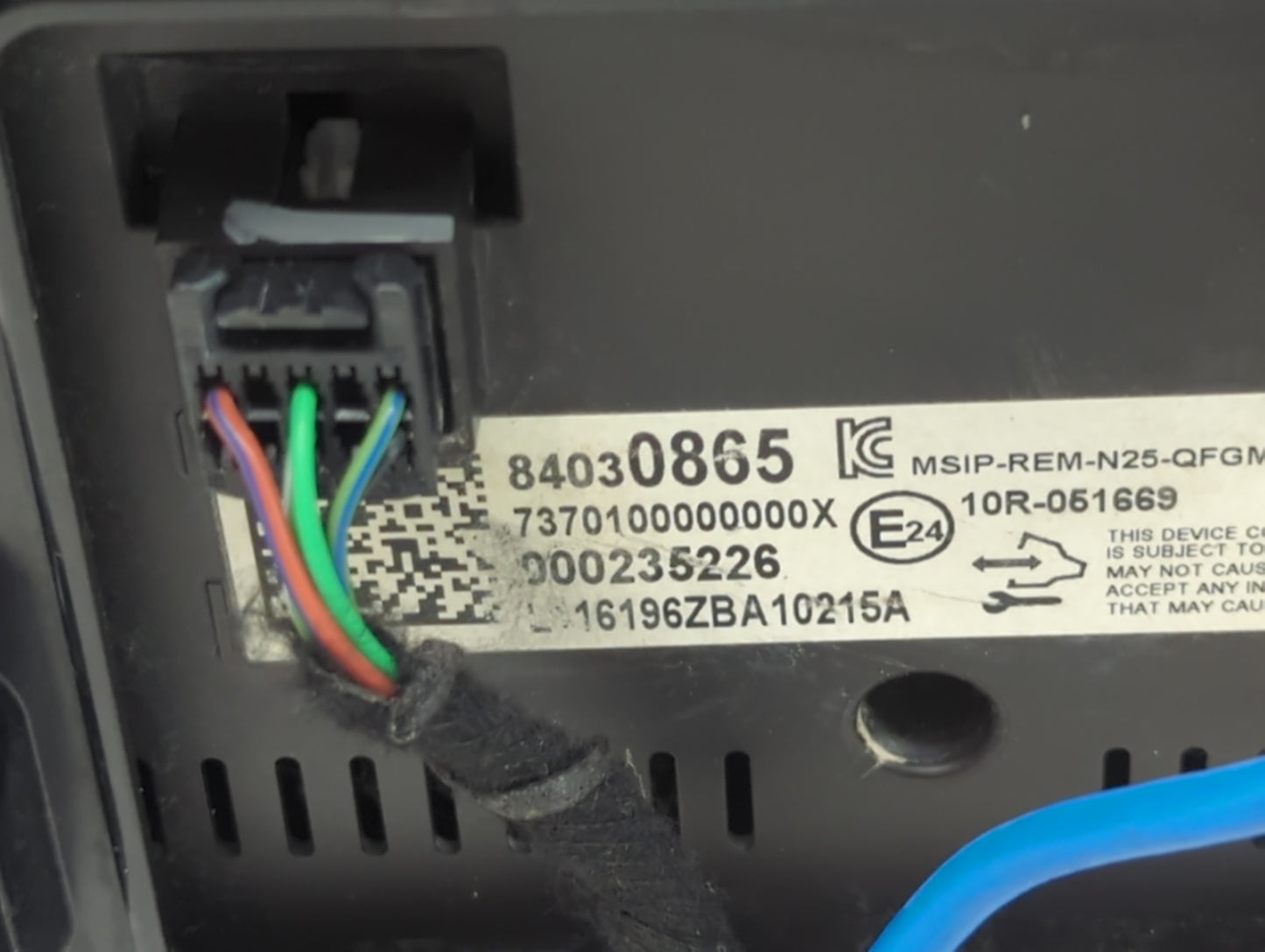 2016-2017 Chevrolet Malibu Radio AM FM Cd Player Receiver Replacement P/N:84030865 Fits Fits 2016 2017 OEM Used Auto Parts -