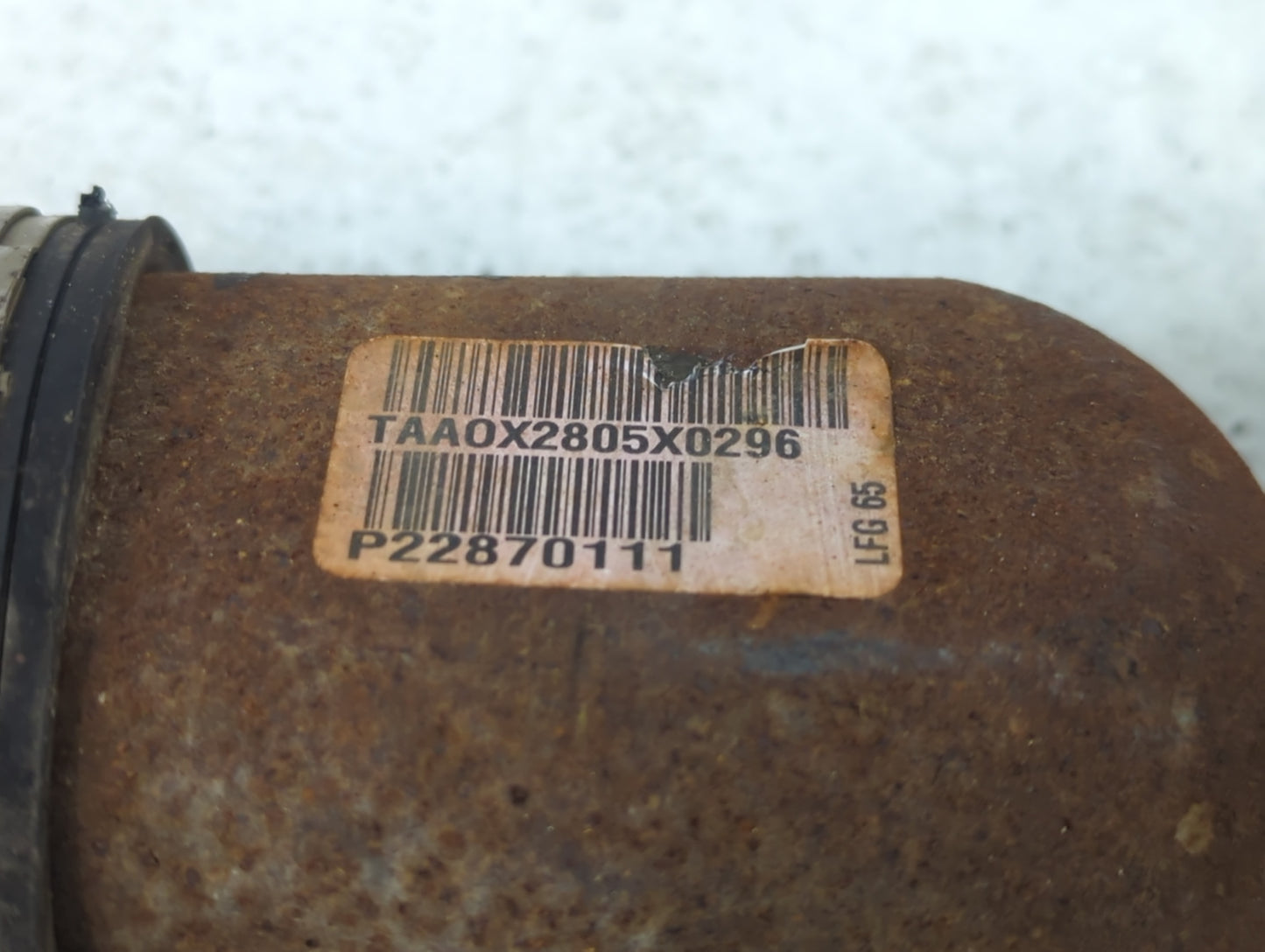 2013-2015 Chevrolet Malibu Axle Shaft Front Passenger Cv C/v - Oemusedautoparts1.com