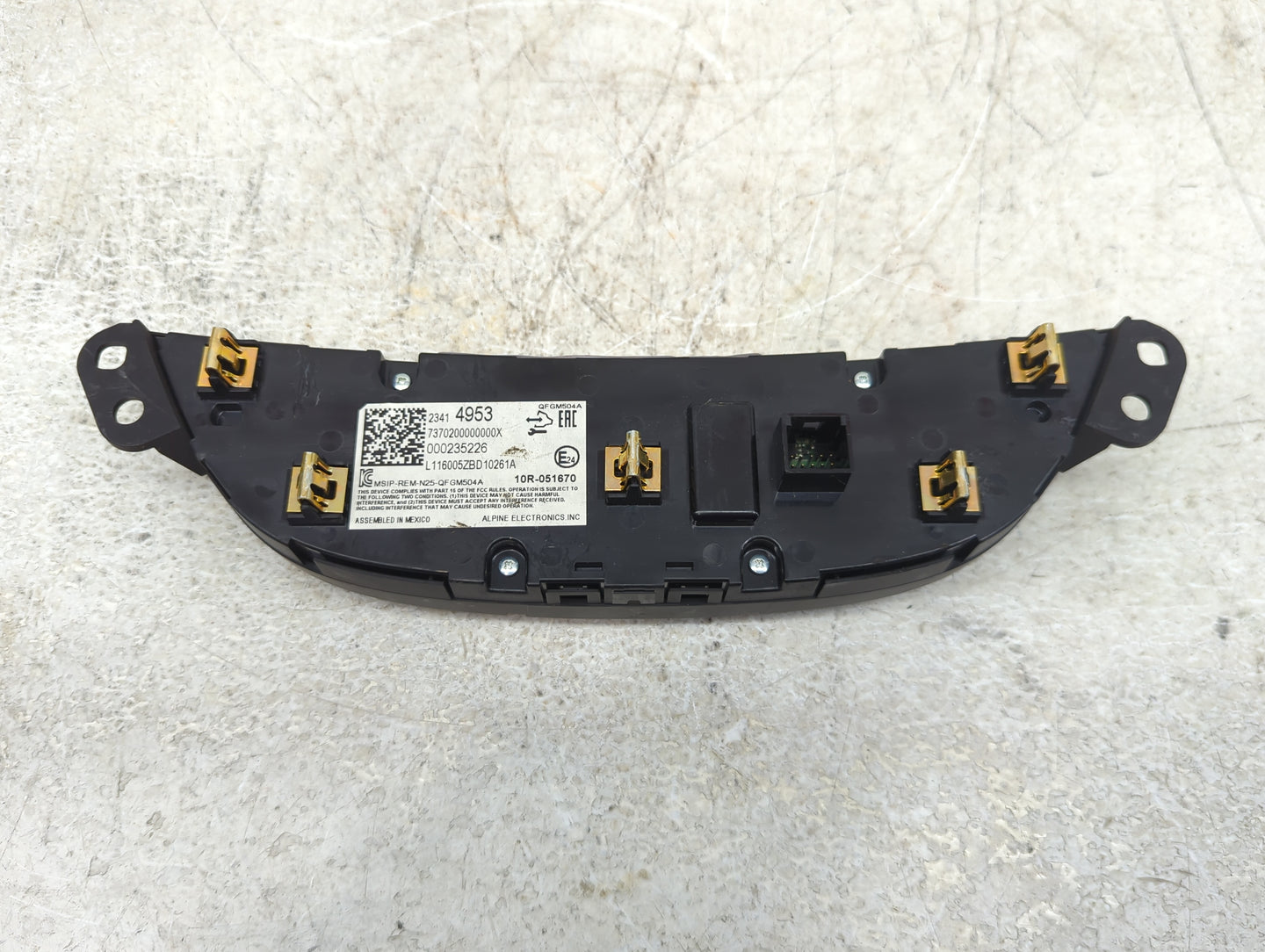 2016-2017 Chevrolet Malibu Climate Control Module Temperature AC/Heater Replacement P/N:23414953 Fits Fits 2016 2017 OEM Use