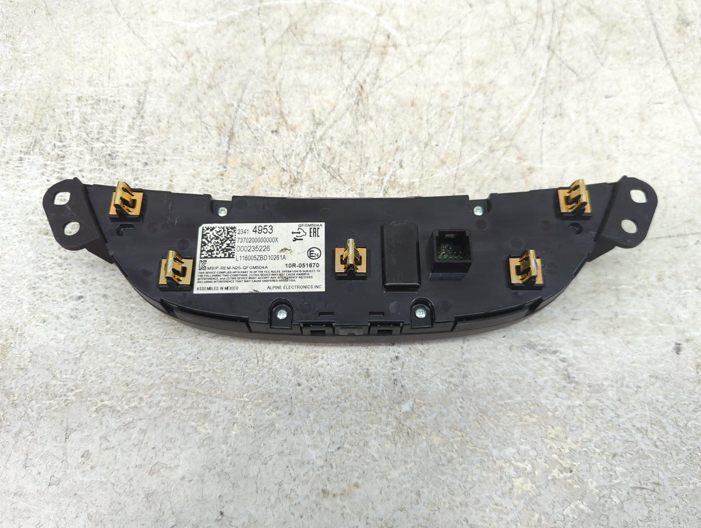 2016-2017 Chevrolet Malibu Climate Control Module Temperature AC/Heater Replacement P/N:23414953 Fits Fits 2016 2017 OEM Use