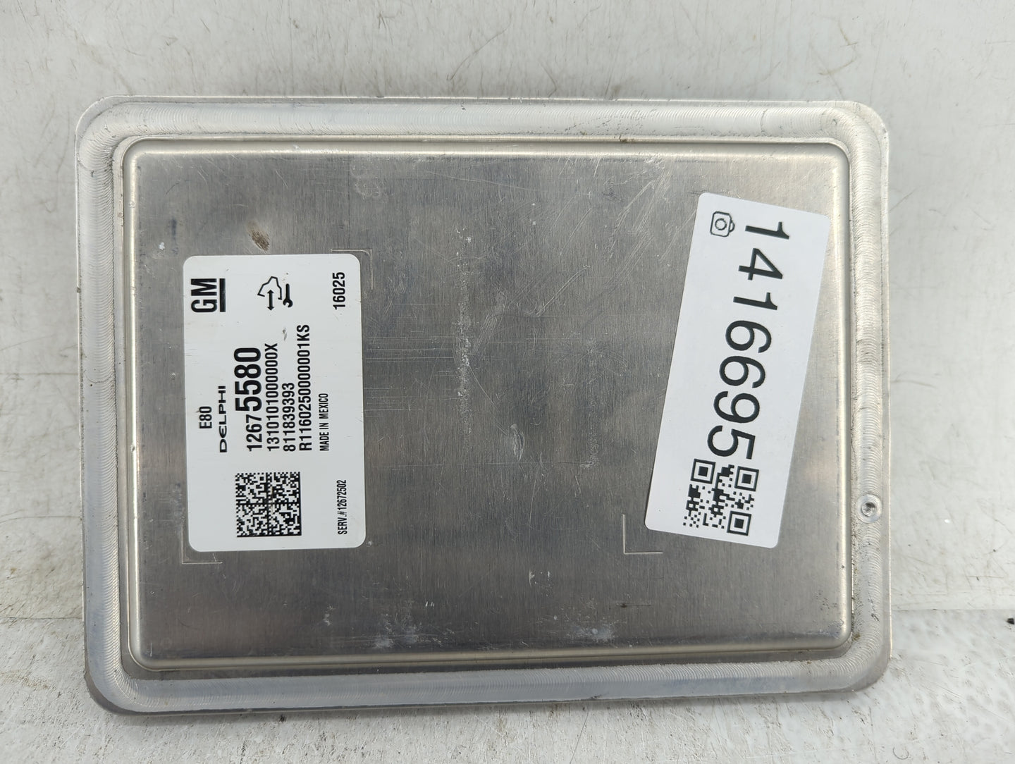 2016 Chevrolet Malibu PCM Engine Control Computer ECU ECM PCU OEM P/N:811839393 12675580 Fits OEM Used Auto Parts - Oemuseda