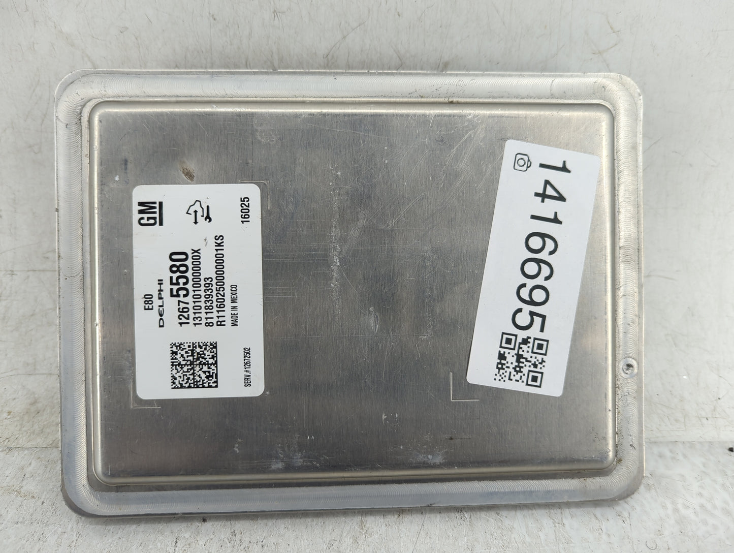 2016 Chevrolet Malibu PCM Engine Control Computer ECU ECM PCU OEM P/N:811839393 12675580 Fits OEM Used Auto Parts - Oemuseda