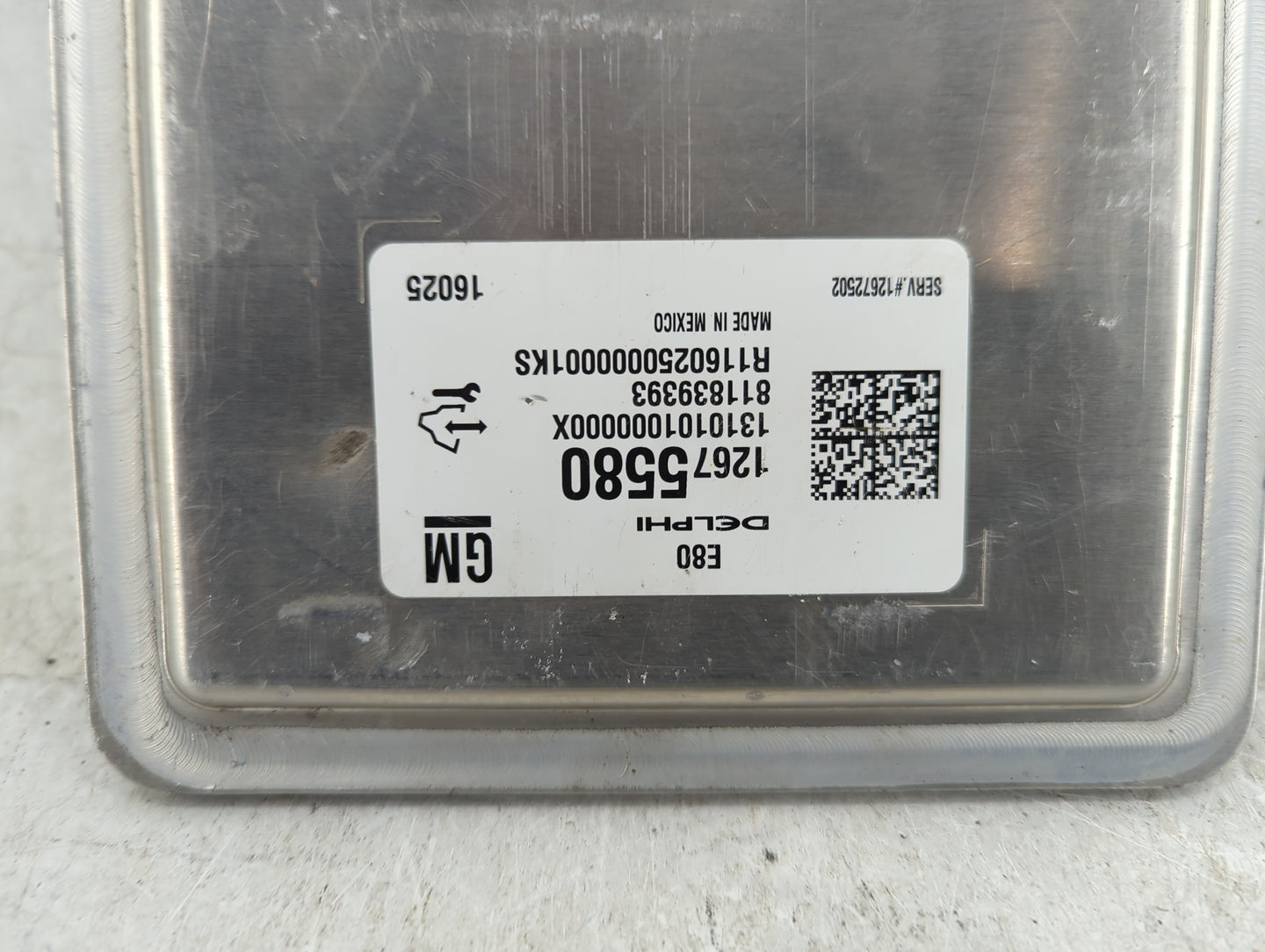 2016 Chevrolet Malibu PCM Engine Control Computer ECU ECM PCU OEM P/N:811839393 12675580 Fits OEM Used Auto Parts - Oemuseda