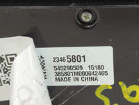 2014-2016 Chevrolet Malibu Climate Control Module Temperature AC/Heater Replacement P/N:545290509 23465801 Fits OEM Used Aut