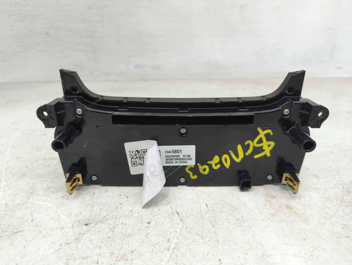 2014-2016 Chevrolet Malibu Climate Control Module Temperature AC/Heater Replacement P/N:545290509 23465801 Fits OEM Used Aut
