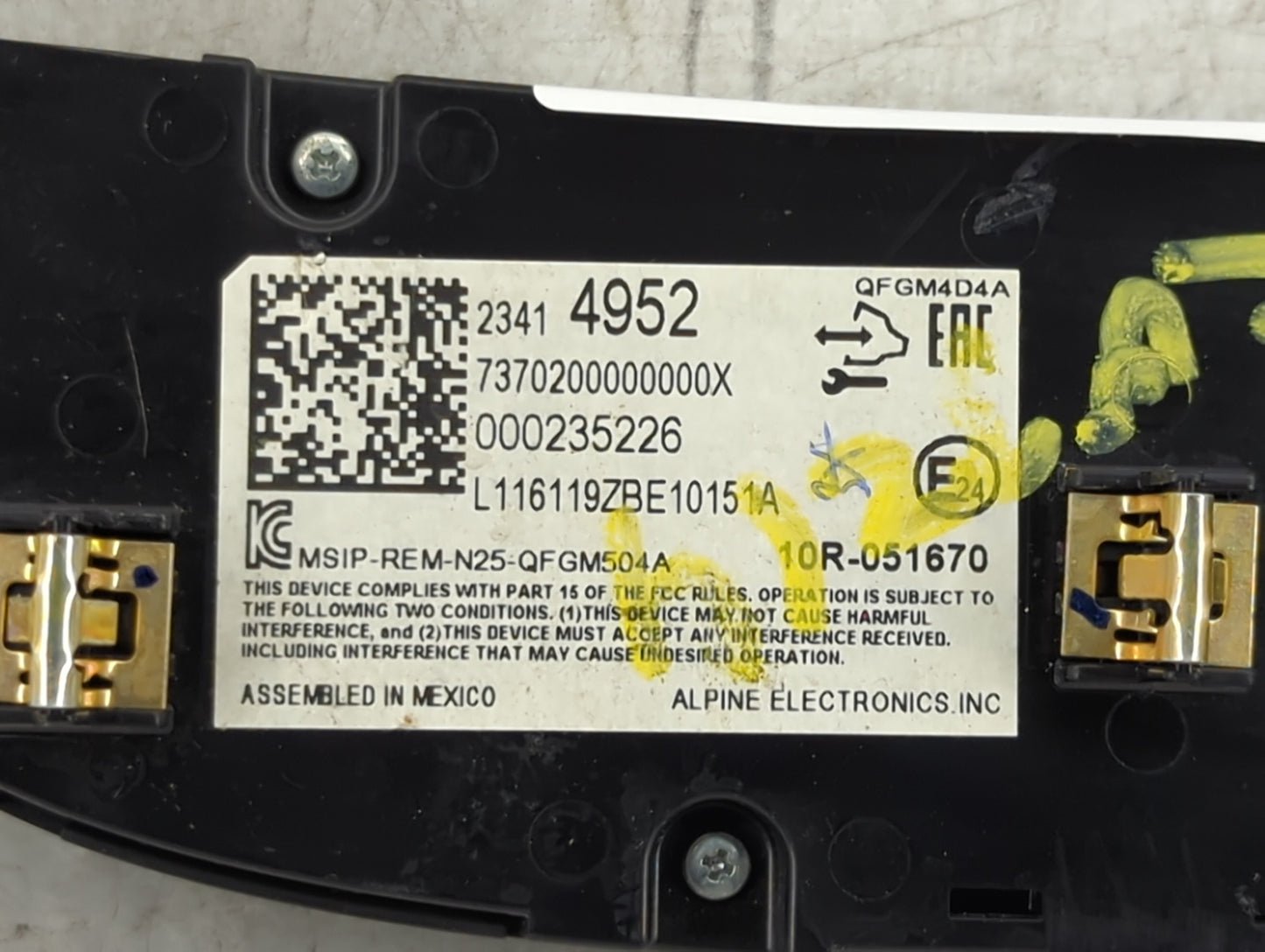 2016-2017 Chevrolet Malibu Ac Heater Climate Control 1420162 - Oemusedautoparts1.com