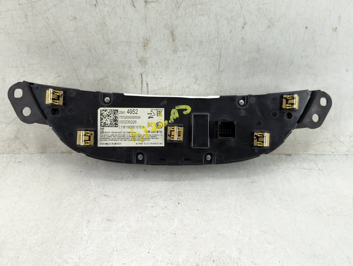 2016-2017 Chevrolet Malibu Ac Heater Climate Control 1420162 - Oemusedautoparts1.com
