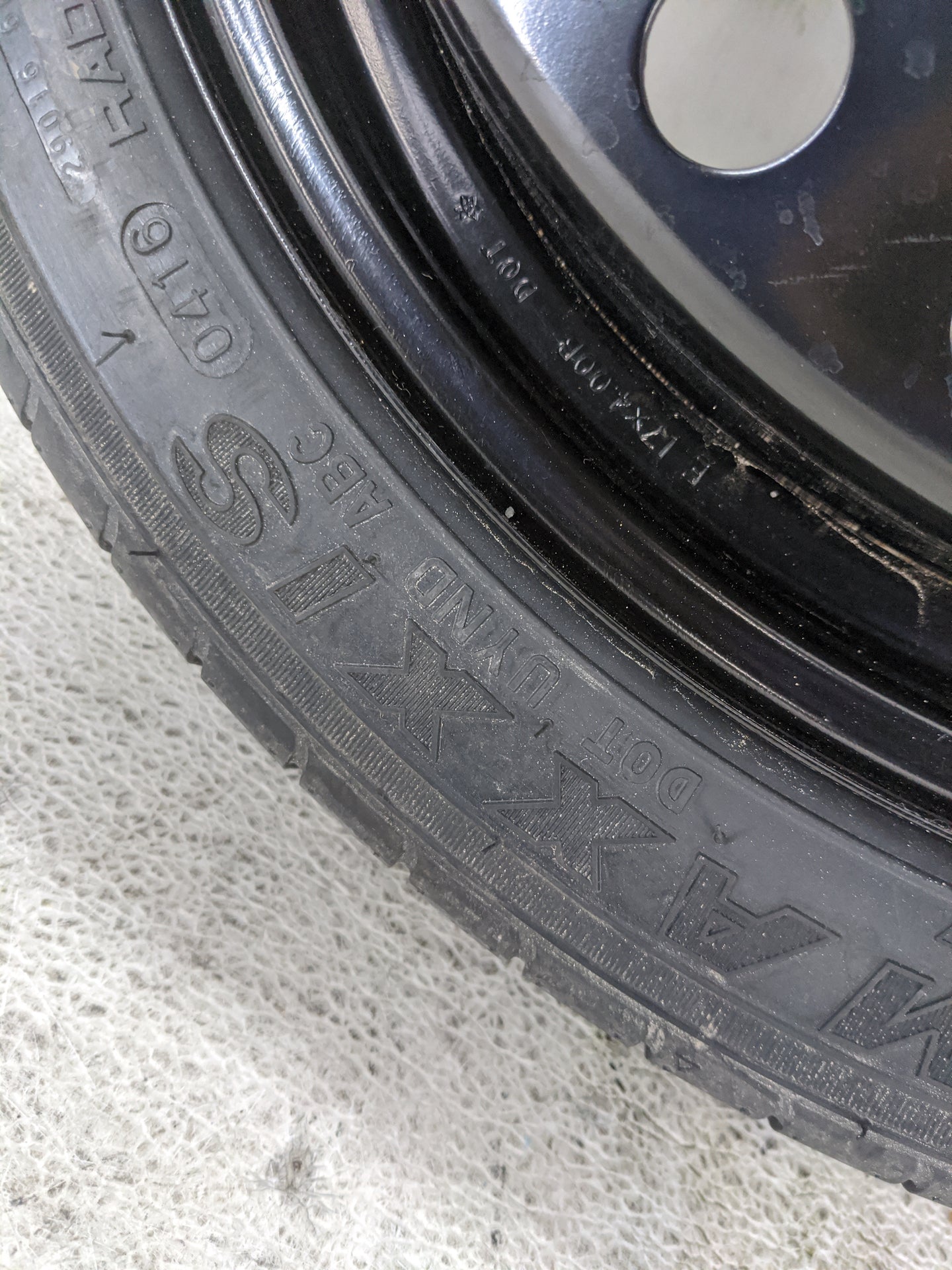 2013-2016 Chevrolet Malibu Spare Donut Tire Wheel Rim Oem - Oemusedautoparts1.com