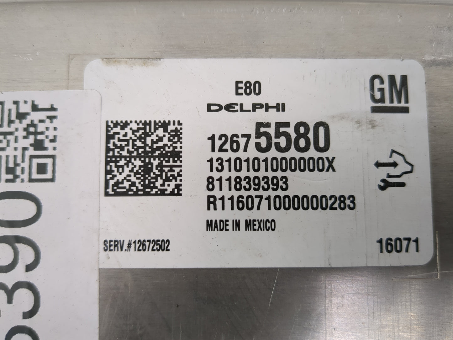 2016 Chevrolet Malibu PCM Engine Control Computer ECU ECM PCU OEM P/N:12675580 Fits OEM Used Auto Parts - Oemusedautoparts1.