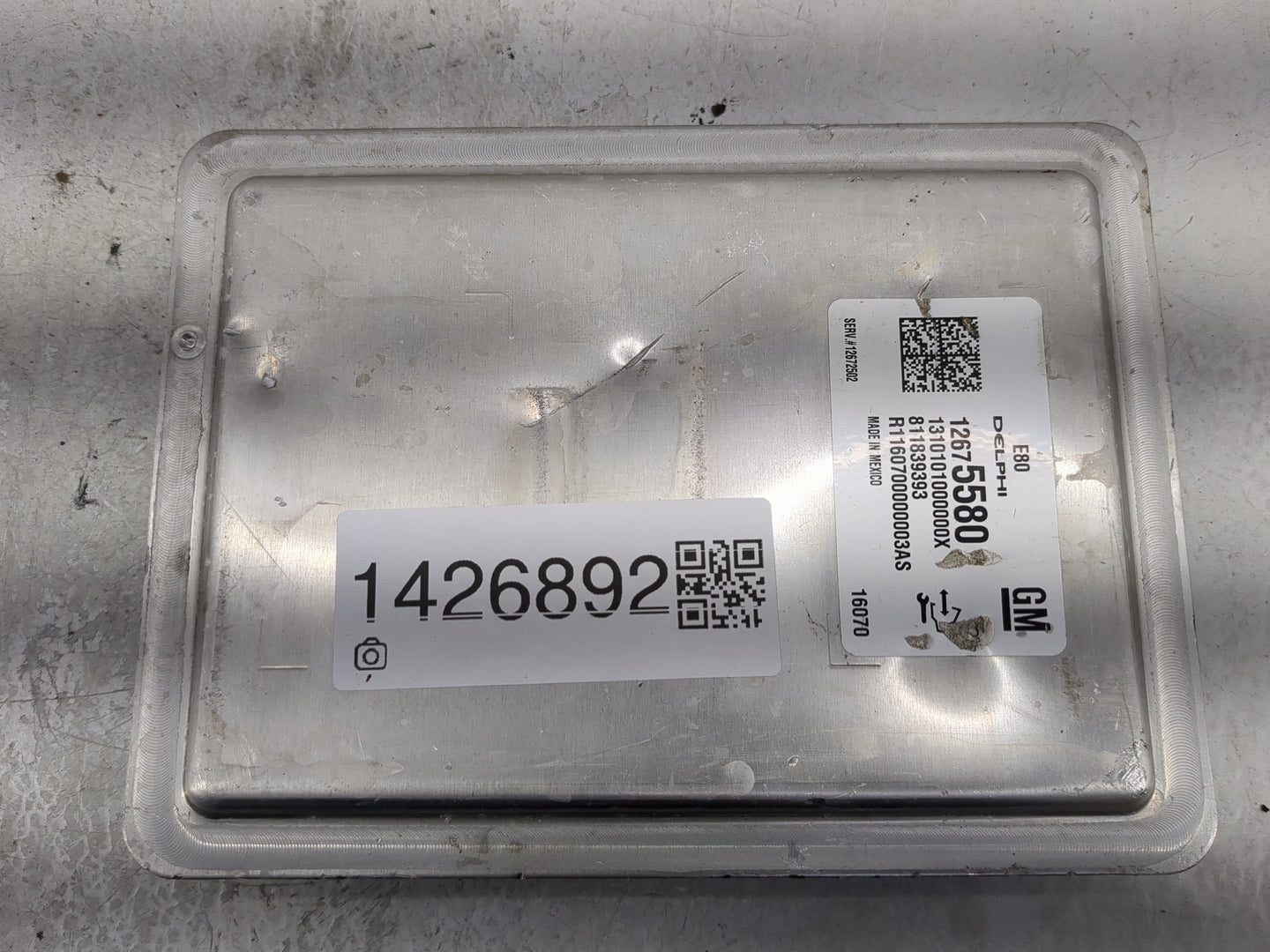 2016 Chevrolet Malibu PCM Engine Control Computer ECU ECM PCU OEM P/N:811839393 12675580 Fits OEM Used Auto Parts - Oemuseda