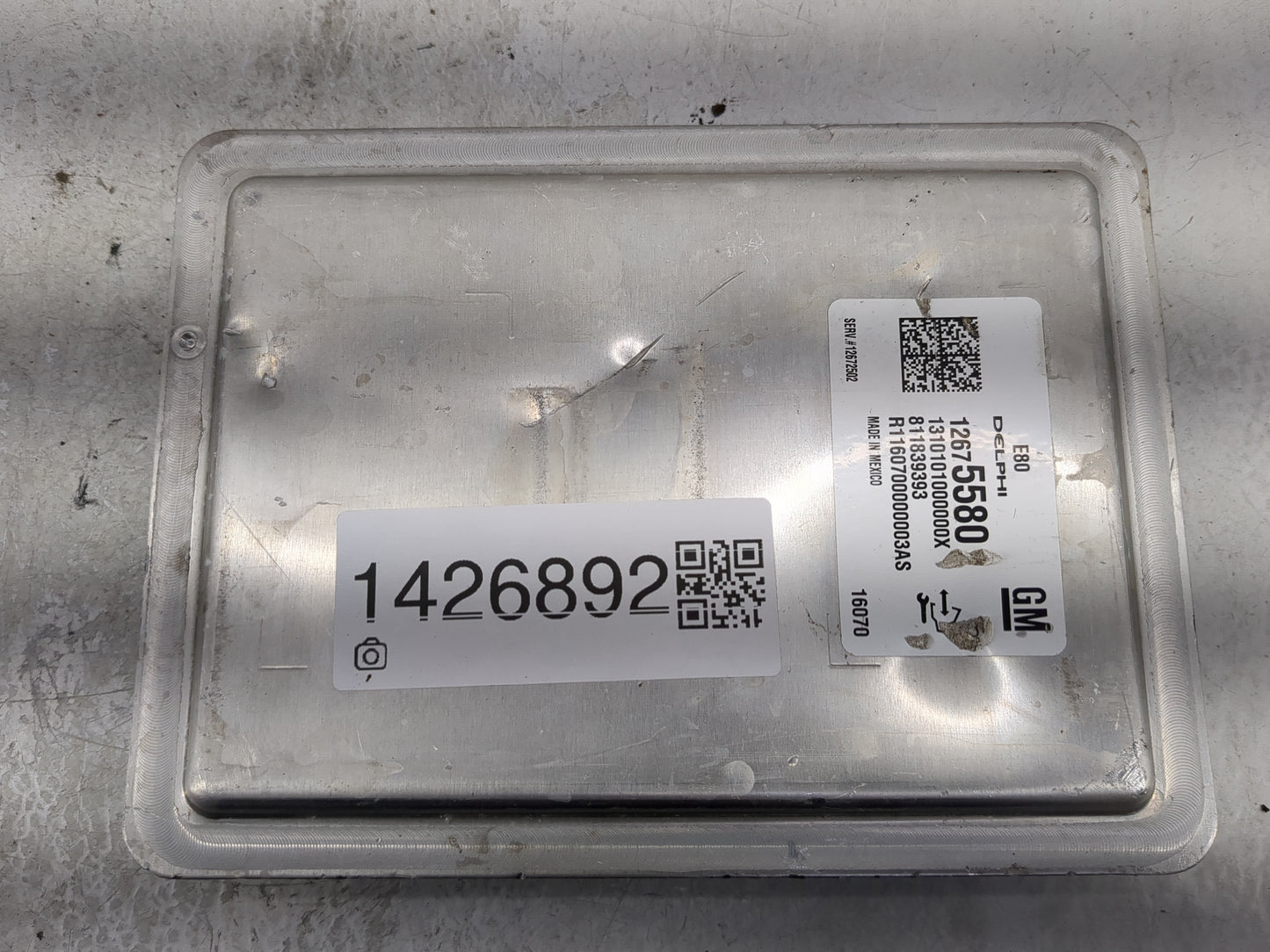 2016 Chevrolet Malibu PCM Engine Control Computer ECU ECM PCU OEM P/N:811839393 12675580 Fits OEM Used Auto Parts - Oemuseda