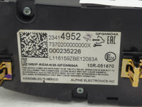 2016-2017 Chevrolet Malibu Climate Control Module Temperature AC/Heater Replacement P/N:23414952 7370200000000X Fits OEM Use
