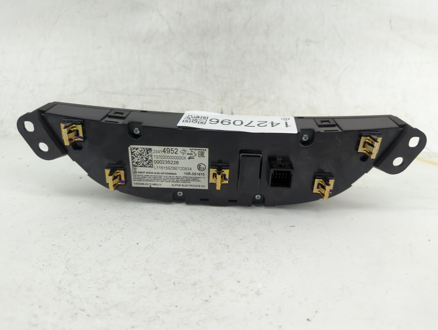 2016-2017 Chevrolet Malibu Climate Control Module Temperature AC/Heater Replacement P/N:23414952 7370200000000X Fits OEM Use