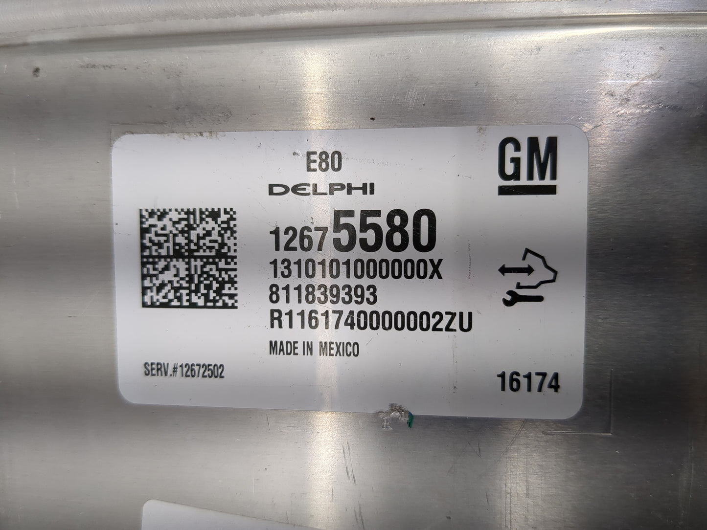 2016 Chevrolet Malibu PCM Engine Control Computer ECU ECM PCU OEM P/N:12675580 Fits OEM Used Auto Parts - Oemusedautoparts1.