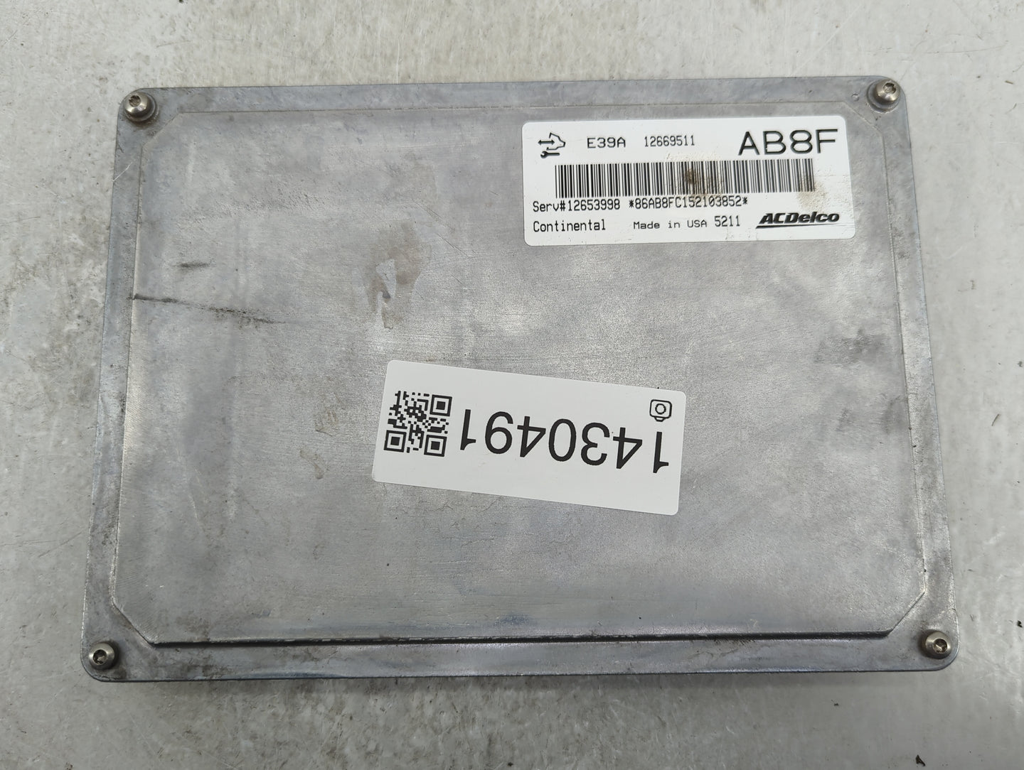 2013-2016 Chevrolet Malibu PCM Engine Control Computer ECU ECM PCU OEM P/N:12669511 12653998 Fits Fits 2013 2014 2015 2016 O