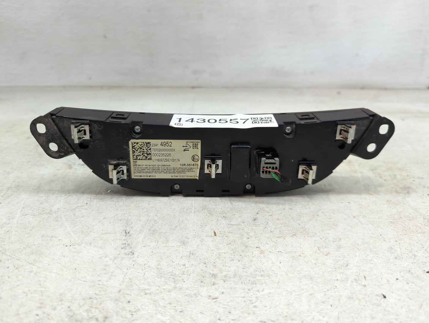 2016 Chevrolet Malibu Climate Control Module Temperature AC/Heater Replacement P/N:23414952 7370200000000X, 000235226 Fits O