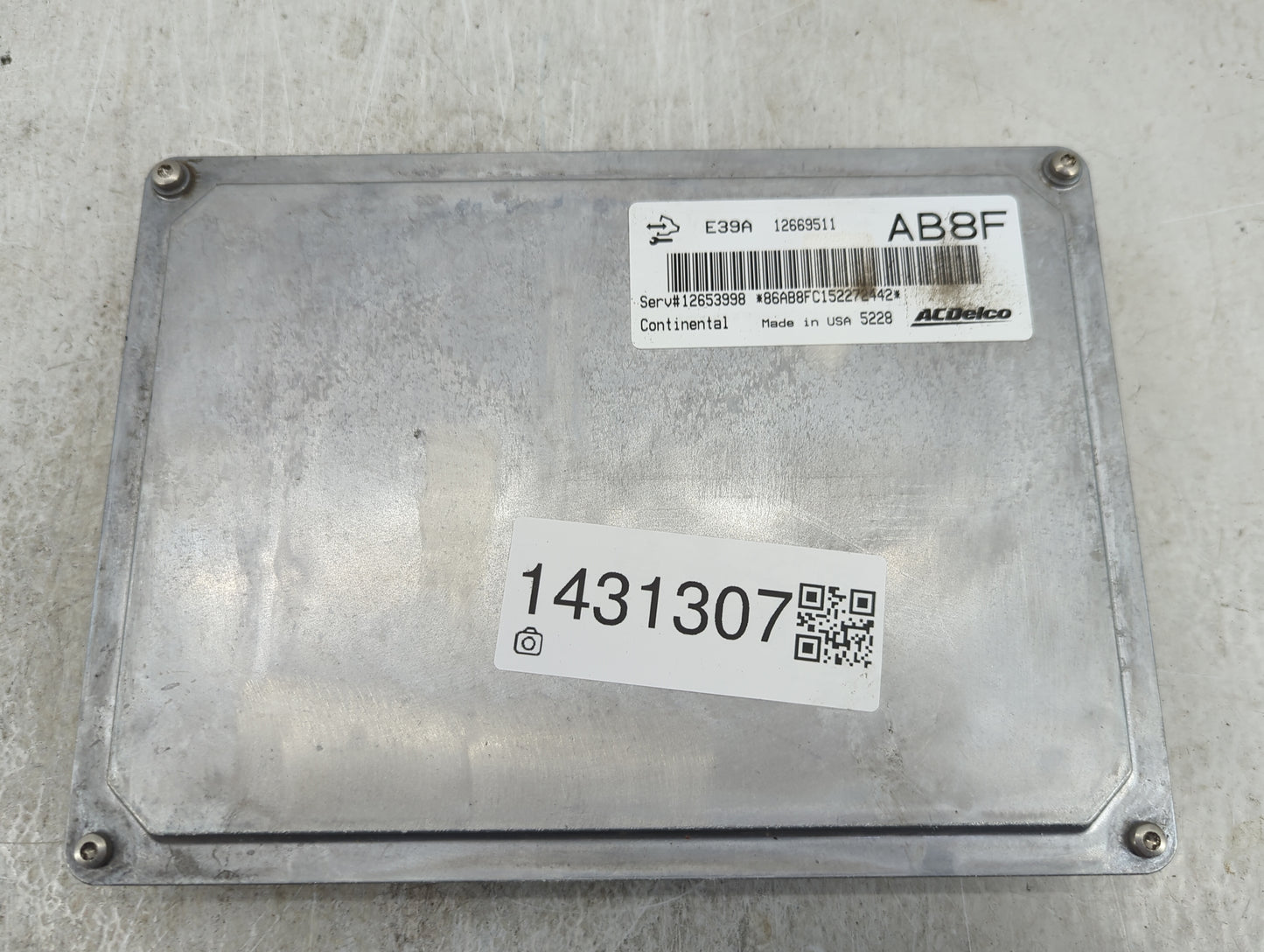 2013-2016 Chevrolet Malibu PCM Engine Control Computer ECU ECM PCU OEM P/N:12669511 Fits Fits 2013 2014 2015 2016 OEM Used A