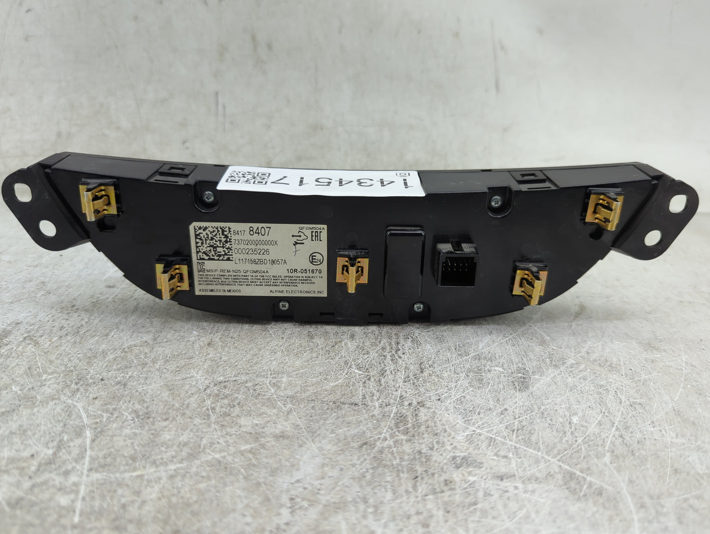 2016-2017 Chevrolet Malibu Climate Control Module Temperature AC/Heater Replacement P/N:84178407 7370200000000X Fits OEM Use