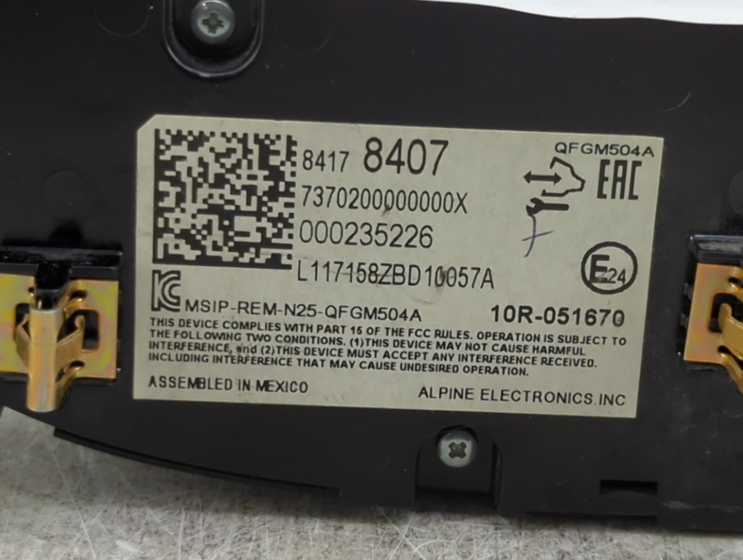 2016-2017 Chevrolet Malibu Climate Control Module Temperature AC/Heater Replacement P/N:84178407 7370200000000X Fits OEM Use