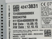 2016 Chevrolet Malibu Radio AM FM Cd Player Receiver Replacement Fits OEM Used Auto Parts - Oemusedautoparts1.com