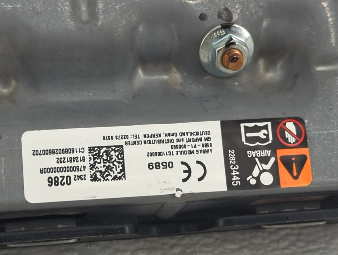 2016 Chevrolet Malibu Passenger Curtain Air Bag Oem - Oemusedautoparts1.com