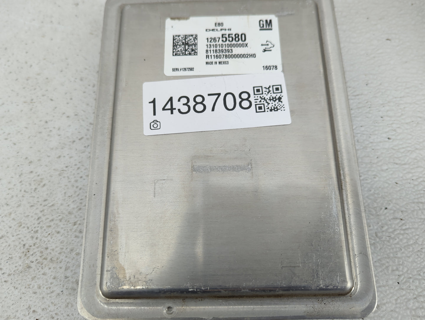 2016 Chevrolet Malibu PCM Engine Control Computer ECU ECM PCU OEM P/N:12675580 12672502 Fits OEM Used Auto Parts - Oemusedau
